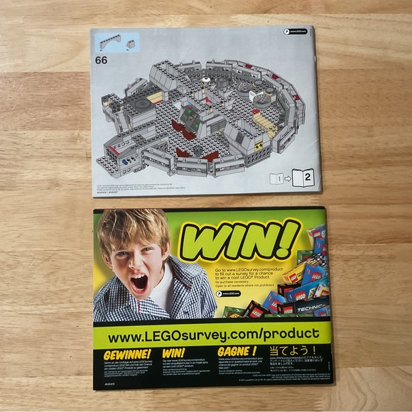 Lego Star Wars 7965 Millennium Falcon Instruction Manual Only Book 1 & 2 - Picture 3 of 3